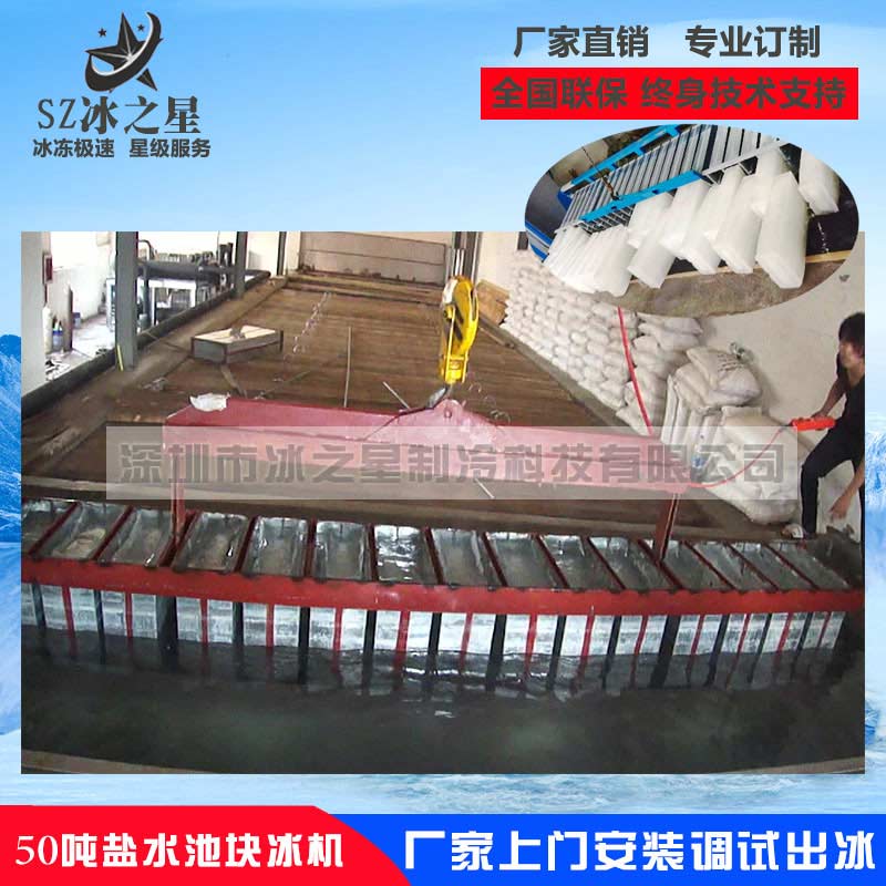 <strong>50噸鹽水池塊冰機</strong>